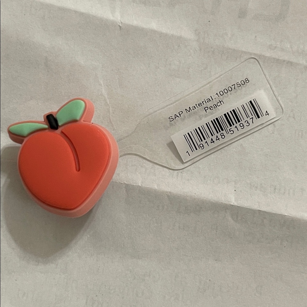 ✨Crocs “PEACH” Jibbitz (NO LONGER AVAILABLE) - NWT✨